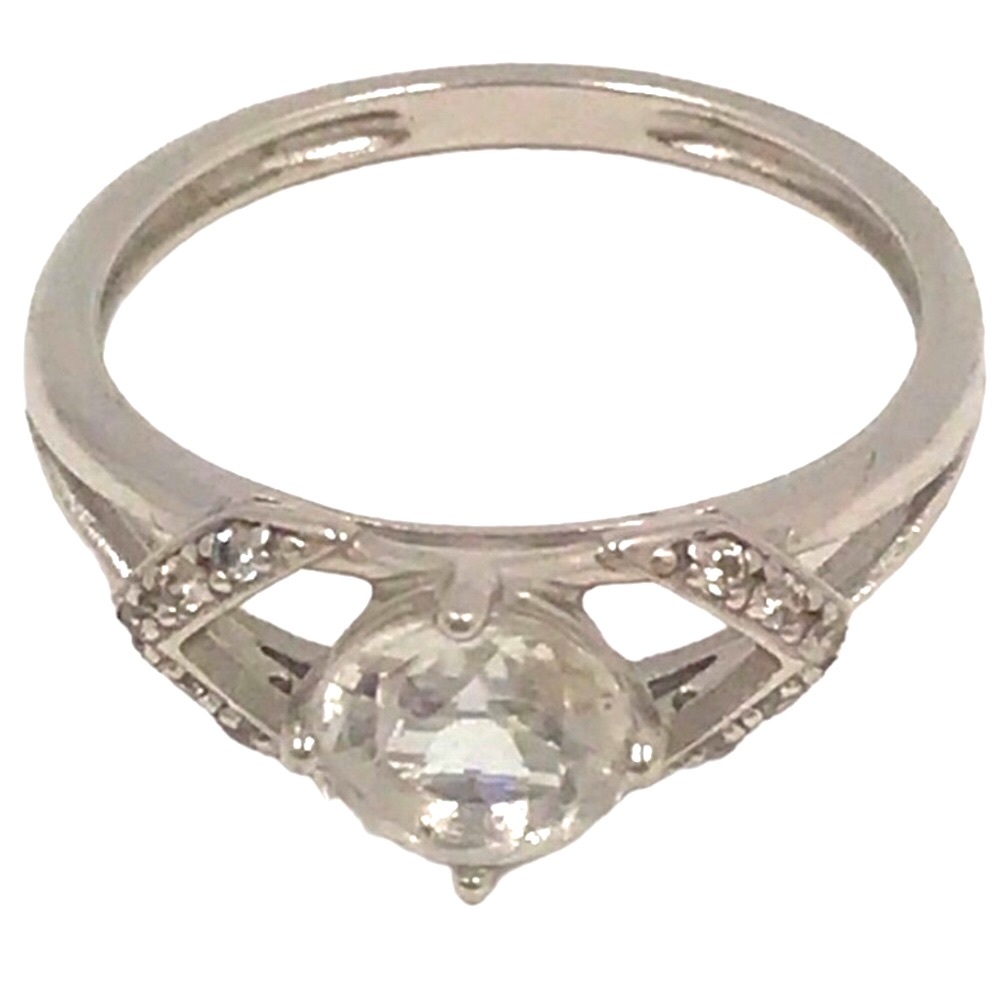 NVC (Nataliya V. Collister) 925 Sterling Silver Cubic Zirconium Ring Size 9
